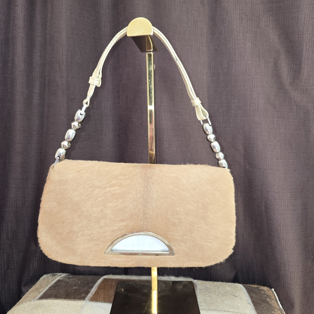Christian Dior Ponyhair Malice Shoulder Bag